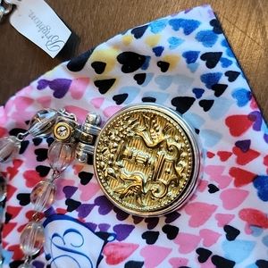 Brighton coin necklace titled Lucia bnwt